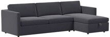 Online Designer Living Room Harris Sleeper Sectional w/ Storage Chaise