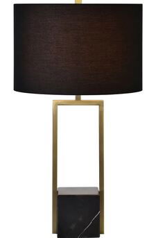 Online Designer Combined Living/Dining Addolorata 27.75" Black Table Lamp