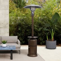 Online Designer Patio Standing Patio Heater, Bronze