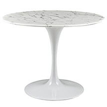 Online Designer Living Room MARIA 40" ARTIFICIAL MARBLE DINING TABLE