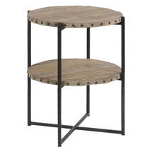 Online Designer Kitchen Double Layered Round Accent Table