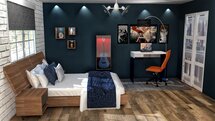 Online Designer Bedroom 3D Model