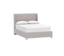 Online Designer Bedroom Carter Tufted Wingback Storage Bed- Full