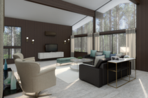 Online Designer Living Room 3D Model