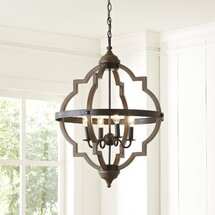 Online Designer Hallway/Entry Bennington Candle-Style Chandelier