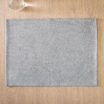 Online Designer Dining Room Textured Canvas Cotton Placemat Set of 4
