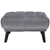 Online Designer Home/Small Office Dense and Elegant Gray Ottoman