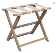 Online Designer Bedroom Eco Luggage Rack with Tassel Straps