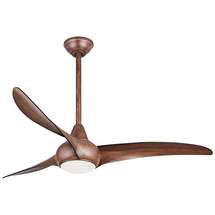 Online Designer Living Room 52" Minka Aire Light Wave Distressed Koa Ceiling Fan