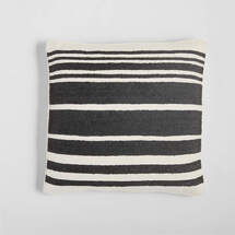 Online Designer Other Mohave 20"x20" Wide Black Stripe Indoor/Outdoor Pillow
