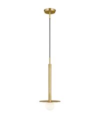 Online Designer Kitchen KELLY WEARSTLER NODES 1 LIGHT PENDANT IN BURNISHED BRASS