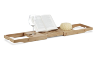 Online Designer Bathroom Bamboo Extendable Bath Rack