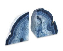 Online Designer Living Room Agate Bookends, Set of 2