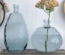Online Designer Dining Room Hatteras Handmade Glass Table Vase (Set of 2)
