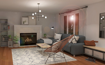 Online Designer Living Room 3D Model