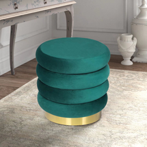 Online Designer Combined Living/Dining Daronta Velvet Storage Ottoman