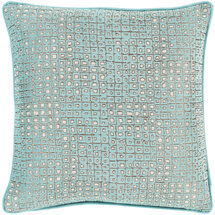 Online Designer Living Room Lux Aqua Accent Pillow