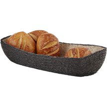 Online Designer Living Room lorena long oval black bread basket