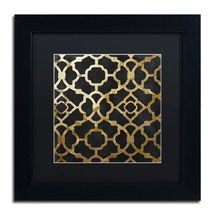 Online Designer Other 'Moroccan Gold IV' Framed Graphic Art on Canvas