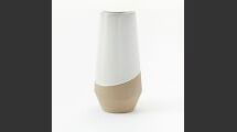 Online Designer Combined Living/Dining Half-Dipped Stoneware Vases
