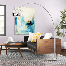 Online Designer Living Room Staveley 70" Arched Floor Lamp