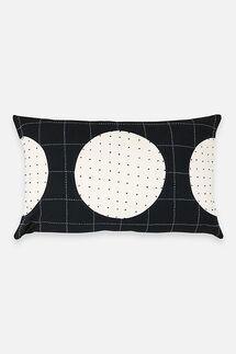 Online Designer Living Room Anchal Lunar Dot Lumbar Pillow 