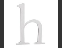 Online Designer Living Room Lowercase Letter, H