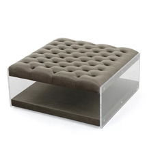 Online Designer Living Room Terria Cocktail Ottoman (gray)