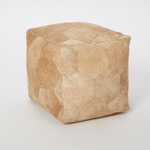 Online Designer Bedroom Cowhide Pouf