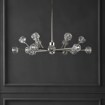 Online Designer Combined Living/Dining Sputnik 18 - Light Crystal Dimmable Sputnik Globe Chandelier