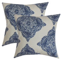 Online Designer Combined Living/Dining Daganya Damask Throw Pillows, 