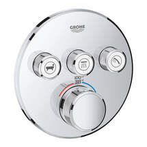 Online Designer Bathroom GROHTHERM® SMARTCONTROL  TRIPLE FUNCTION THERMOSTATIC VALVE TRIM