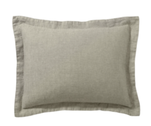 Online Designer Bedroom Belgian Flax Linen Waffle Sham