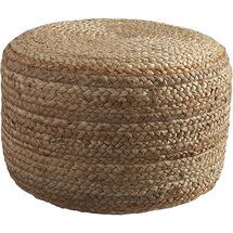 Online Designer Living Room braided jute pouf