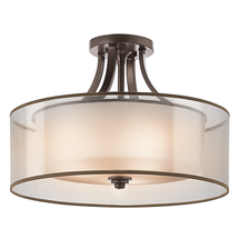 Online Designer Bedroom Kichler Lacey 4 Light Semi Flush Mount