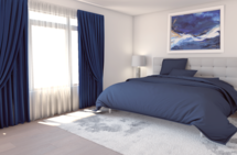 Online Designer Bedroom 3D Model