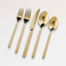 Online Designer Kitchen Kenton Gold 20-Piece Flatware Set