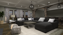 Online Designer Living Room 3D Model