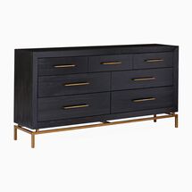 Online Designer Bedroom Alexa Burnished 7-Drawer Dresser (70")