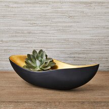 Online Designer Combined Living/Dining CANOE BOWL - MATTE BLACK