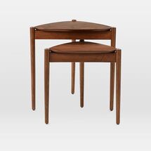 Online Designer Combined Living/Dining Retro Tripod Nesting Tables