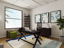 Bright Modern Open Space Office Interior Design | Decorilla