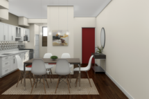 Online Designer Combined Living/Dining 3D Model