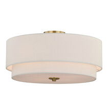 Online Designer Living Room Burnaby 4 Light Semi-Flush Mount by Vaxcel