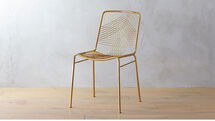 Online Designer Home/Small Office alpha brass chair