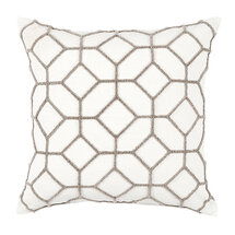 Online Designer Bedroom Inman Textured Trellis Pillow Cover