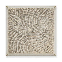 Online Designer Bedroom Hand-Sewn Seashell Wave Art