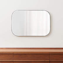 Online Designer Bathroom Edge Silver Rounded Rectangle 