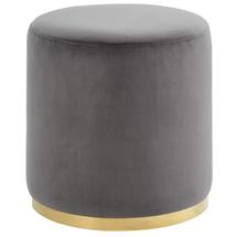 Online Designer Living Room Hedrick Velvet Ottoman