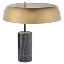 Online Designer Combined Living/Dining Bronze Gray Marble Table Lamp